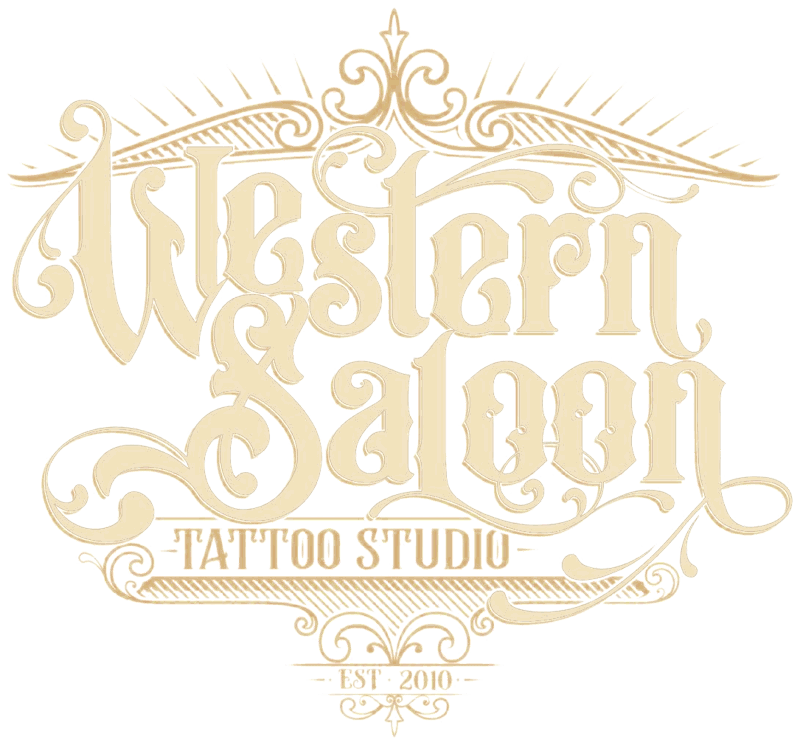 Logo Western Saloon Tattoo Studio, Est. 2010